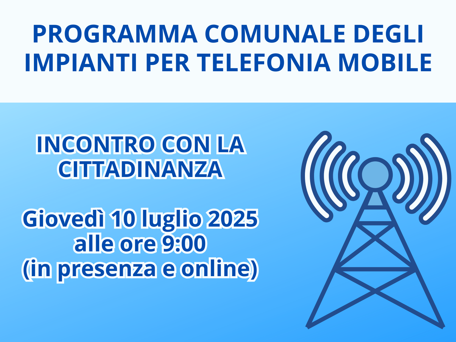 Incontro con la cittadinanza