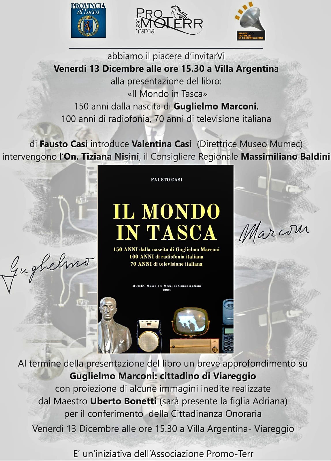 Locandina Il mondo in tasca Viareggio